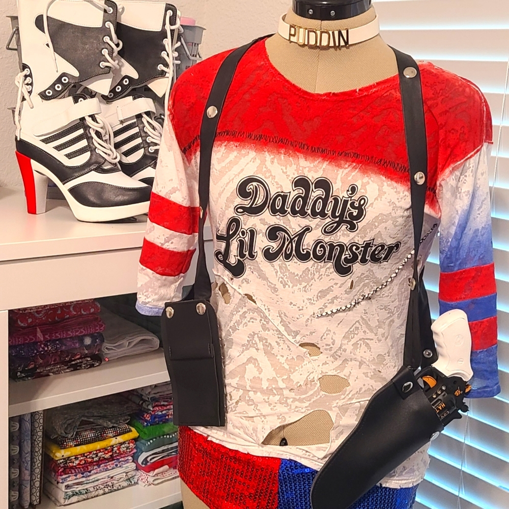 Harley Quinn full costume size small/med